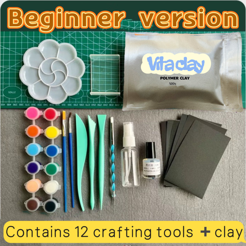 Vita homemade clay and material packs