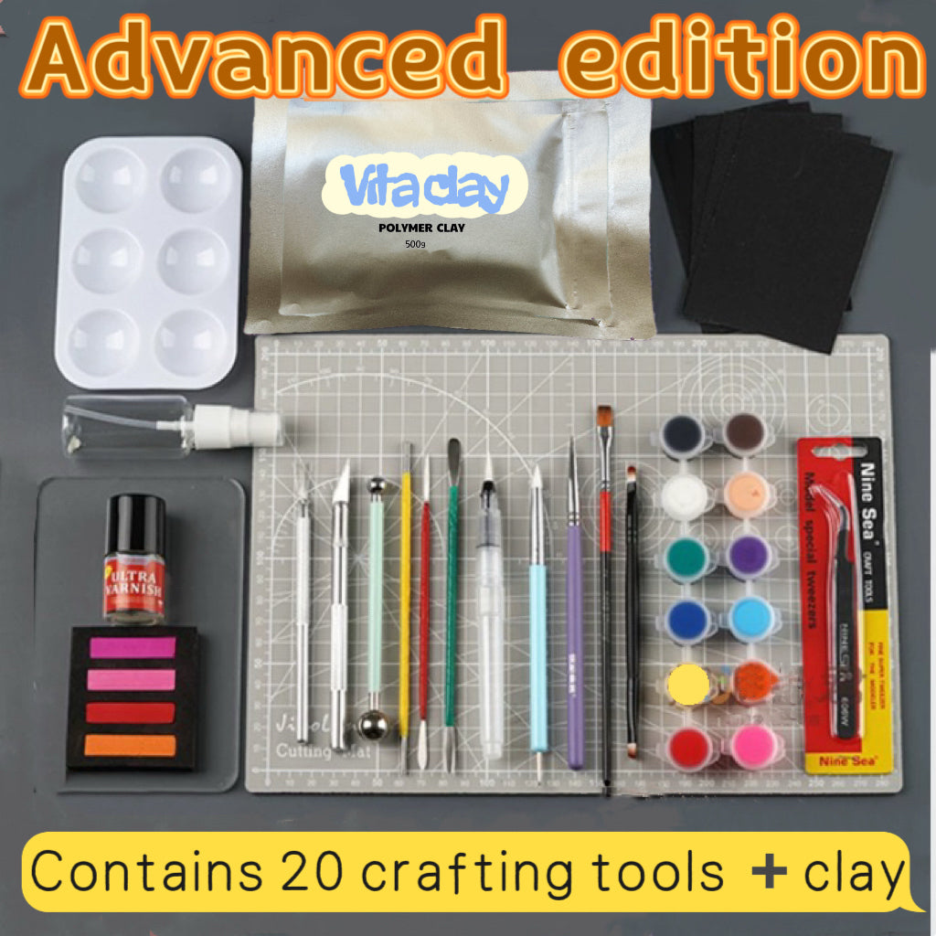 Vita homemade clay and material packs